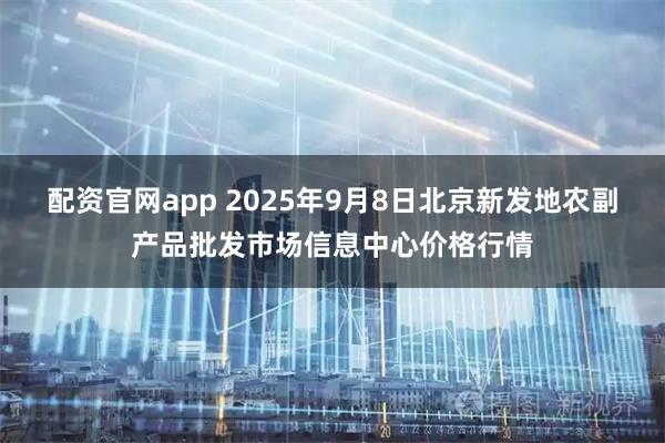 配资官网app 2025年9月8日北京新发地农副产品批发市场信息中心价格行情